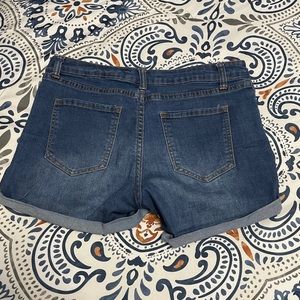 Medium Wash Shorts
